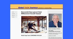 Desktop Screenshot of globalyogajourneys.com
